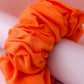 Carly - orange Jersey XL Scrunchie
