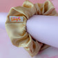 Golden - Gold satin classic scrunchie