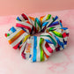 Pride - Metalic multicoloured mesh XL Scrunchie