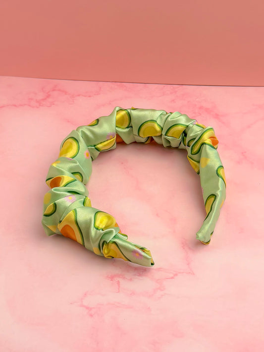 Avacado EXCLUSIVE Scrunchie Headband | Handmade Hair Accessories UK