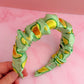 Avacado EXCLUSIVE Scrunchie Headband | Handmade Hair Accessories UK