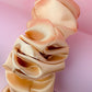 Golden - Gold satin wide scrunchie