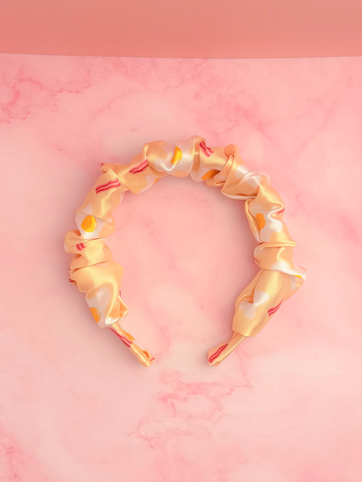Eggs and Bacon EXCLUSIVE Scrunchie Headband | Handmade Hair Accessories UK