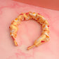 Eggs and Bacon EXCLUSIVE Scrunchie Headband | Handmade Hair Accessories UK