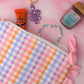 Jess -  Zipper Pouch | Handmade Makeup & Accessory Bag
