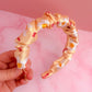Eggs and Bacon EXCLUSIVE Scrunchie Headband | Handmade Hair Accessories UK