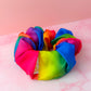 Rainbow - Rainbow Satin XL Scrunchie