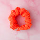 Clementine - Bright Orange gym & swim wide scrunchie