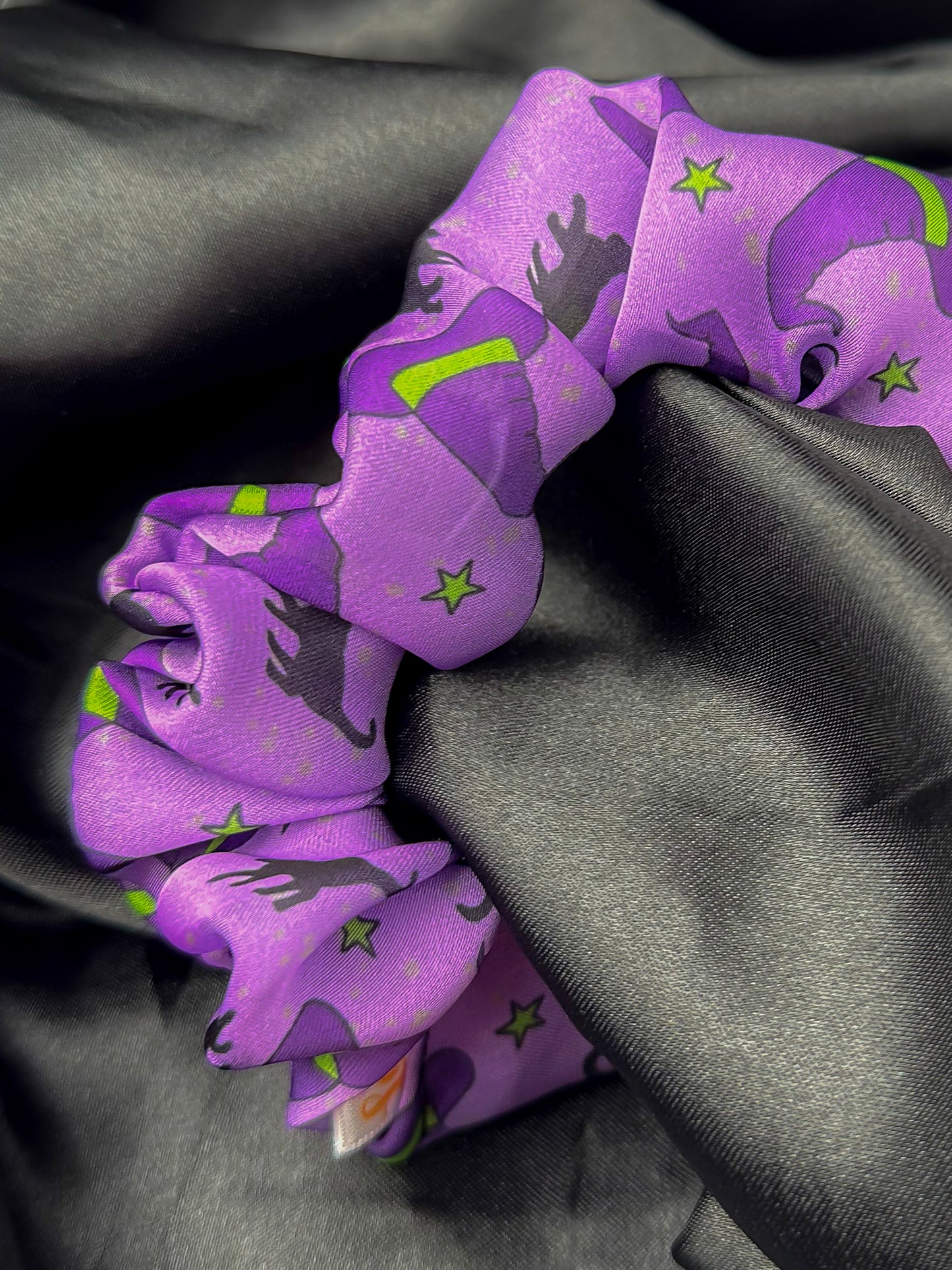 Midnight Familiars Classic Scrunchie | Handmade Hair Accessories UK