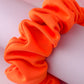 Clementine - Bright Orange gym & swim wide scrunchie