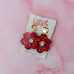 Juniper Flowers - Pink & orange Resin Earrings