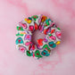 Love Heart - Love heart print classic scrunchie