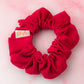 Cherri - Pink Needlecord classic scrunchie