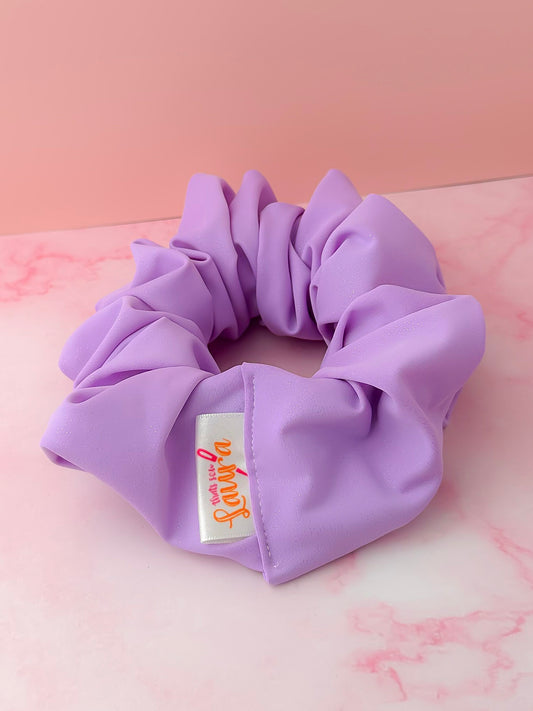 Lila -purple glitter Gym & Swim XL Scrunchie