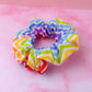 Zig Zag - multicolour Zigzag print classic scrunchie