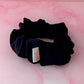 Classic Black - Black gym & swim wide scrunchie