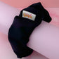 Classic Black - Black gym & swim wide scrunchie