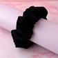 Classic Black - Black gym & swim wide scrunchie