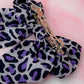 Ella - Purple Leopard print classic Hair Bow