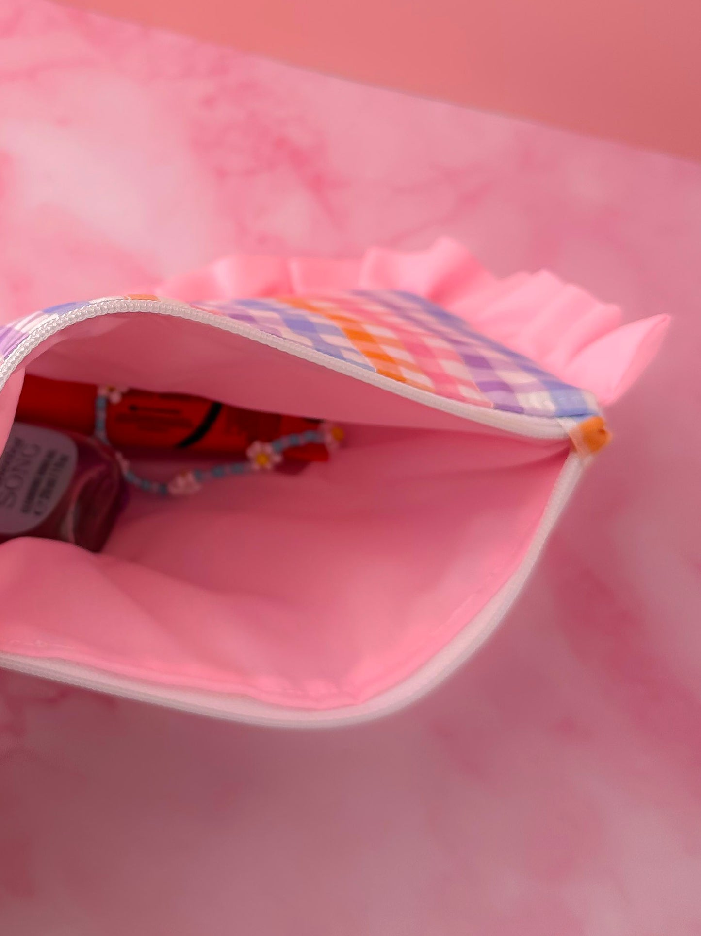 Jess -  Zipper Pouch | Handmade Makeup & Accessory Bag