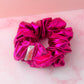 Samantha - Pink Jersey foil XL Scrunchie
