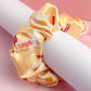 Eggs and Bacon -  EXCLUSIVE print breakfast food themed classic scrunchie