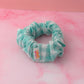 Phoebe - Mint gingham wide scrunchie