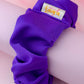 Indigo - Purple gym & swim wide scrunchie