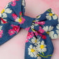 Daisy Dreams - Large Daisy print classic Hair Bow