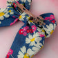 Daisy Dreams - Large Daisy print classic Hair Bow