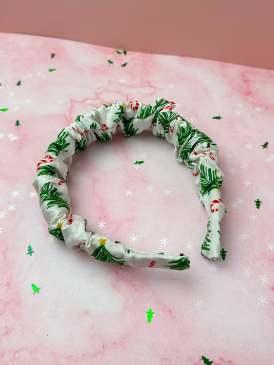 Classic Christmas EXCLUSIVE Scrunchie Headband | Handmade Hair Accessories UK