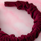 Burgundy - Burgundy Needlecord Scrunchie Headband