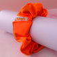Clementine - Bright Orange gym & swim classic scrunchie
