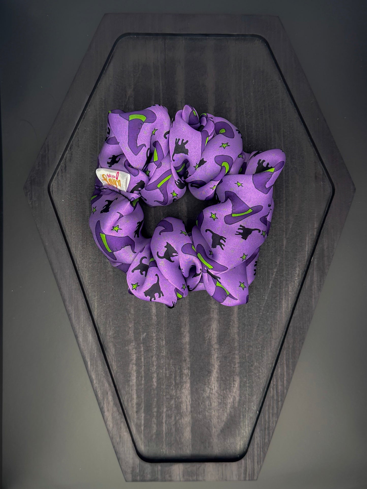 Midnight Familiars XL Scrunchie | Handmade Hair Accessories UK