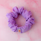 Lila - Purple glitter gym & swim wide scrunchie