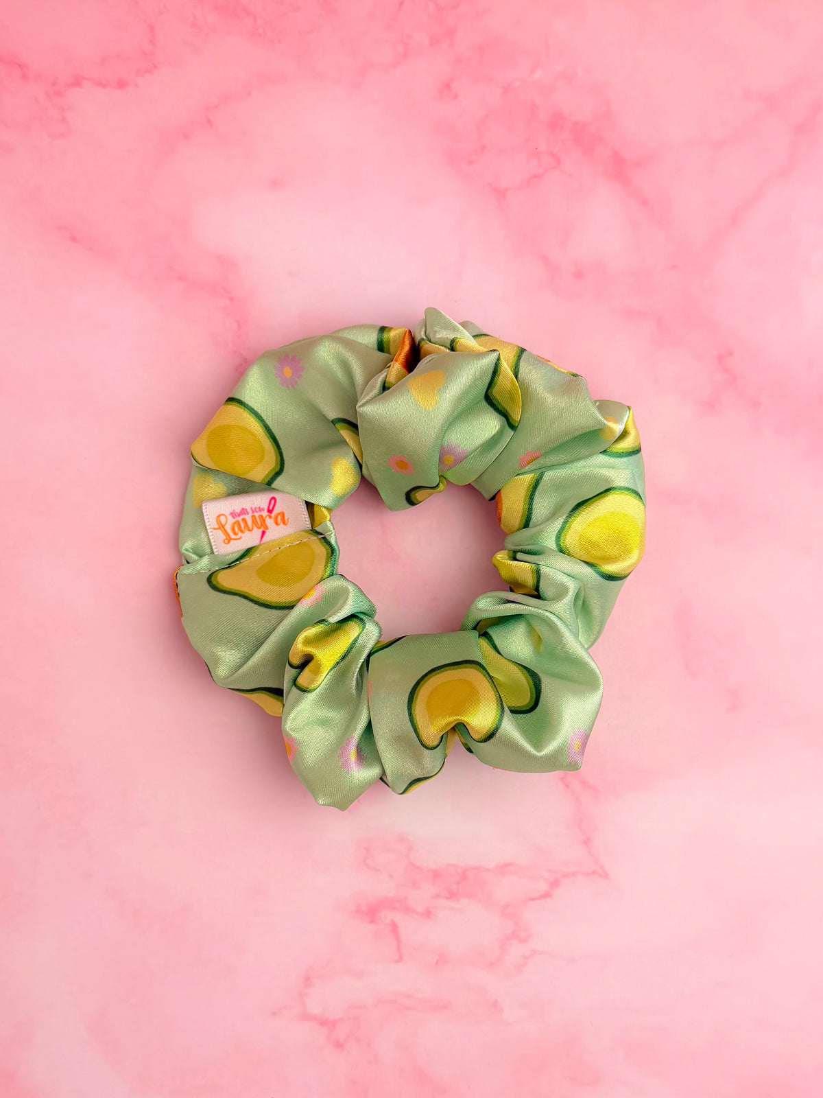 Avacado -  EXCLUSIVE print breakfast food themed classic scrunchie