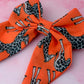 Giraffe - Giraffe print classic Hair Bow