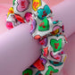Love Heart - Love heart print classic scrunchie