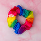 Rainbow - Rainbow Satin classic scrunchie
