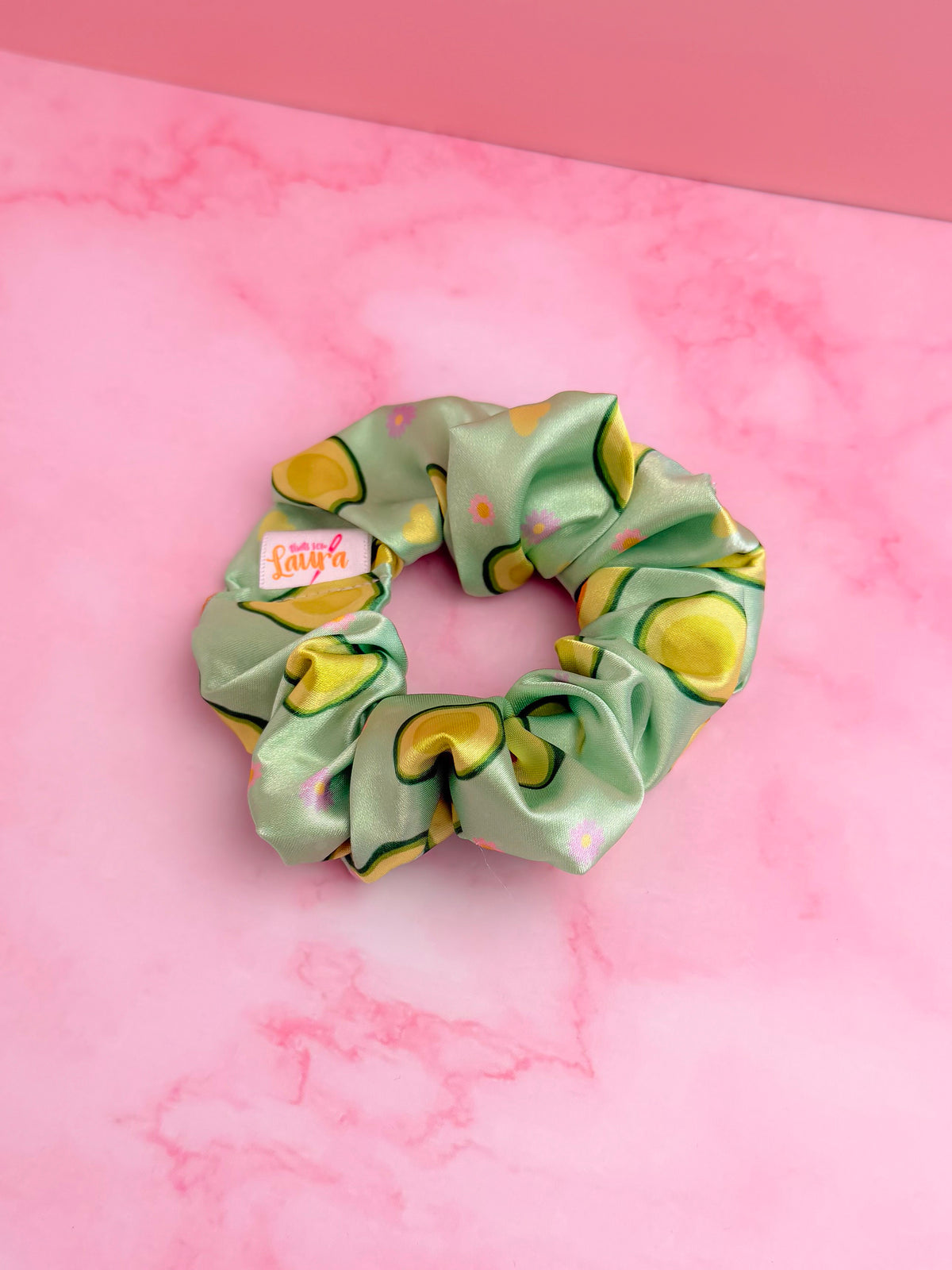 Avacado -  EXCLUSIVE print breakfast food themed classic scrunchie