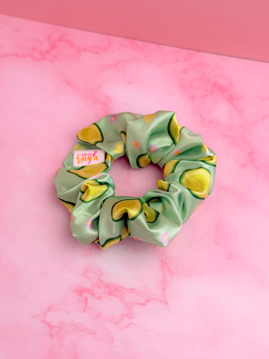 Avacado -  EXCLUSIVE print breakfast food themed classic scrunchie