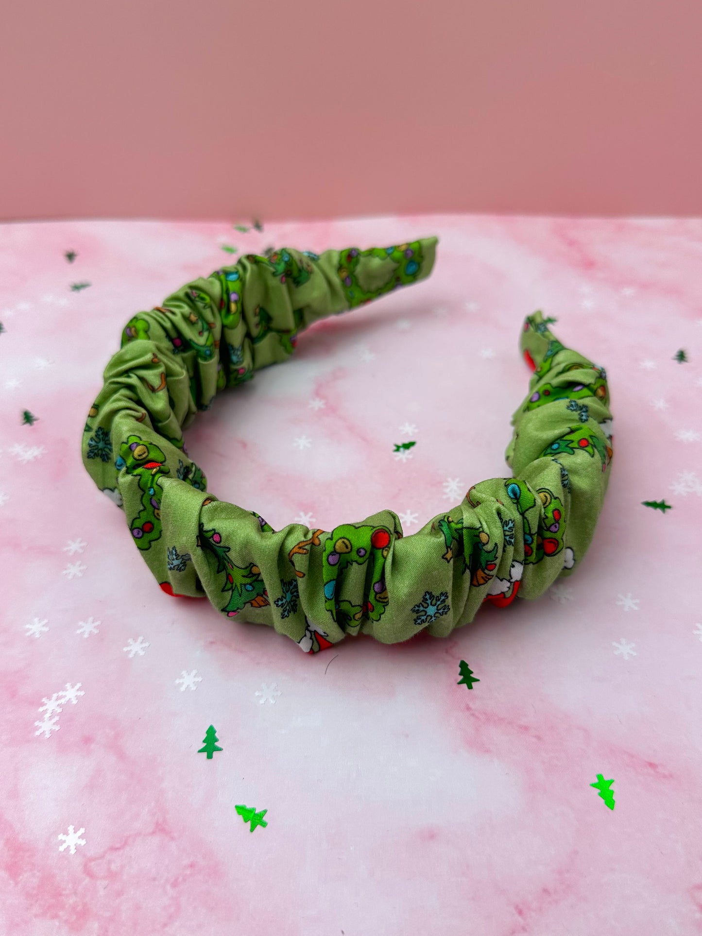 Grinchmas EXCLUSIVE Scrunchie Headband | Handmade Hair Accessories UK