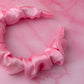 Candy Floss - Pink satin Scrunchie Headband