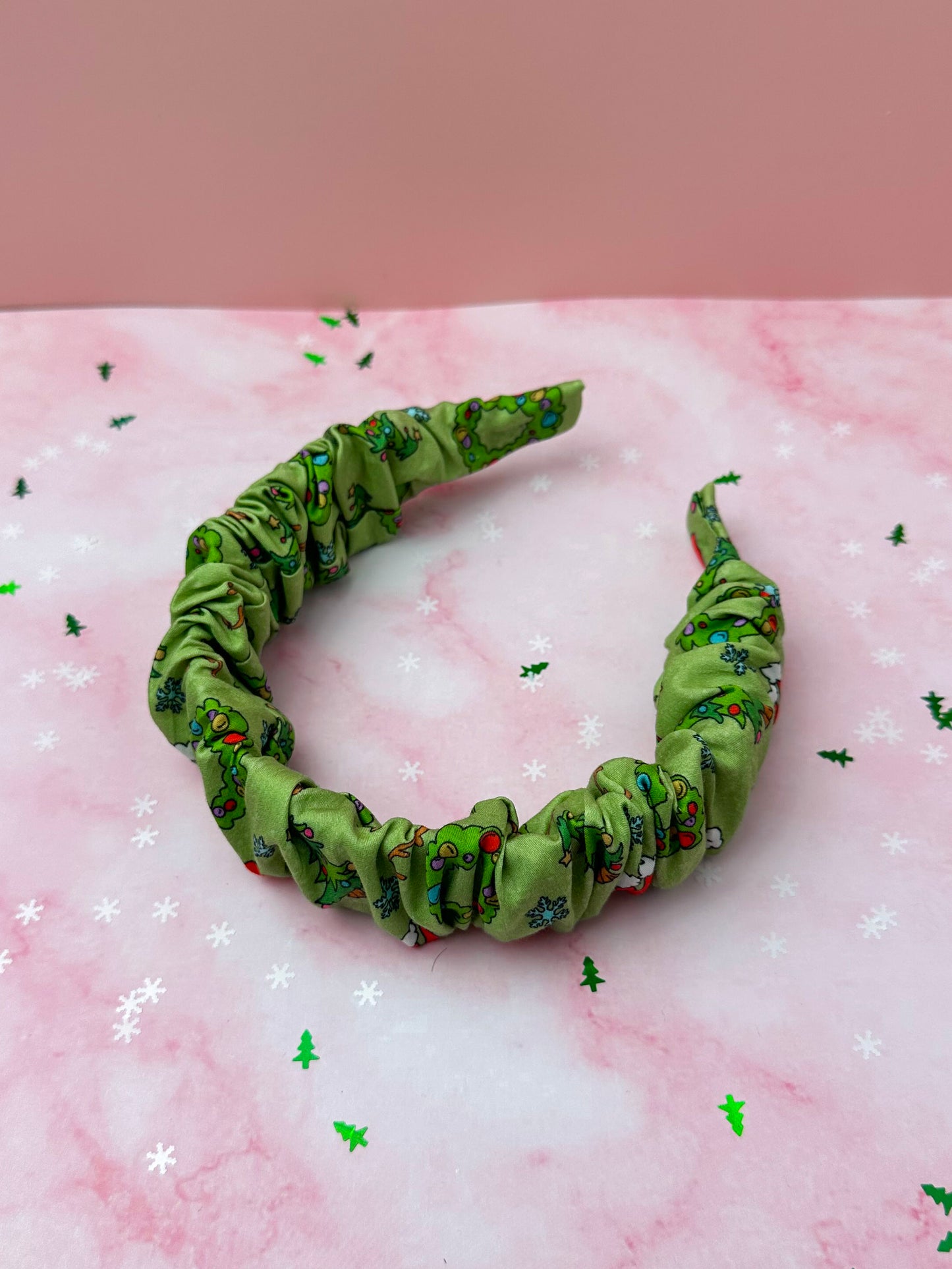 Grinchmas EXCLUSIVE Scrunchie Headband | Handmade Hair Accessories UK