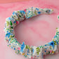 Summer - Floral print Scrunchie Headband