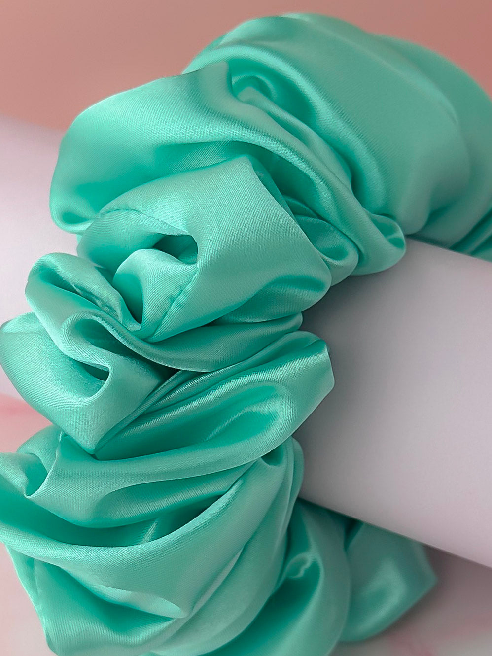 Mint - Mint Satin XL Scrunchie