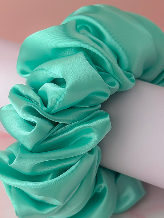 Mint - Mint Satin XL Scrunchie