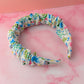 Summer - Floral print Scrunchie Headband
