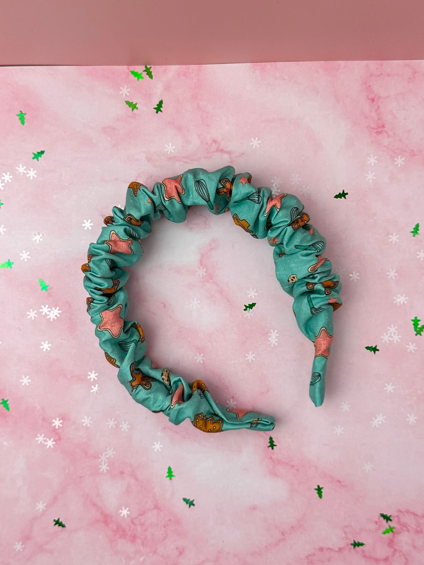 Festive Baking EXCLUSIVE Scrunchie Headband | Handmade Hair Accessories UK