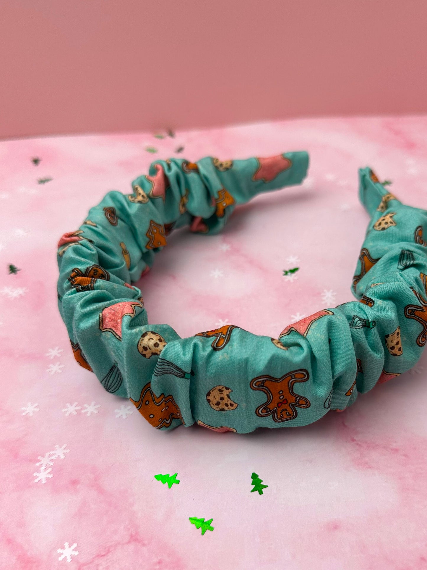 Festive Baking EXCLUSIVE Scrunchie Headband | Handmade Hair Accessories UK